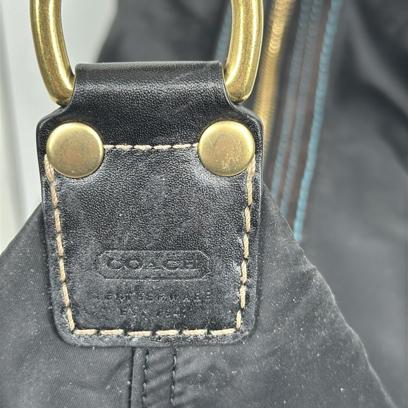 Vintage Coach Crescent Hobo- Black - Picture 9 of 16
